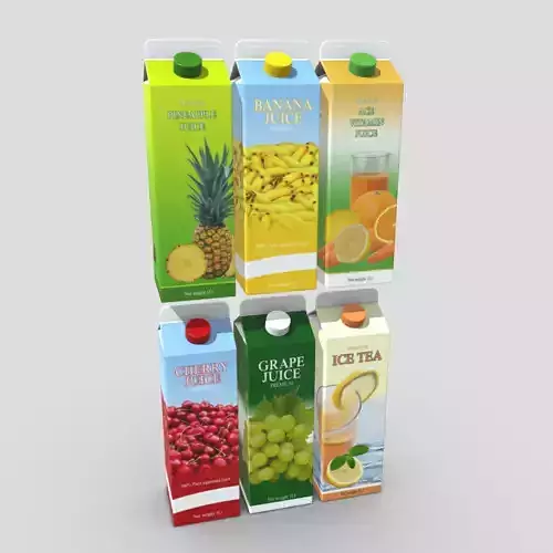 Juice Carton Pack 2 