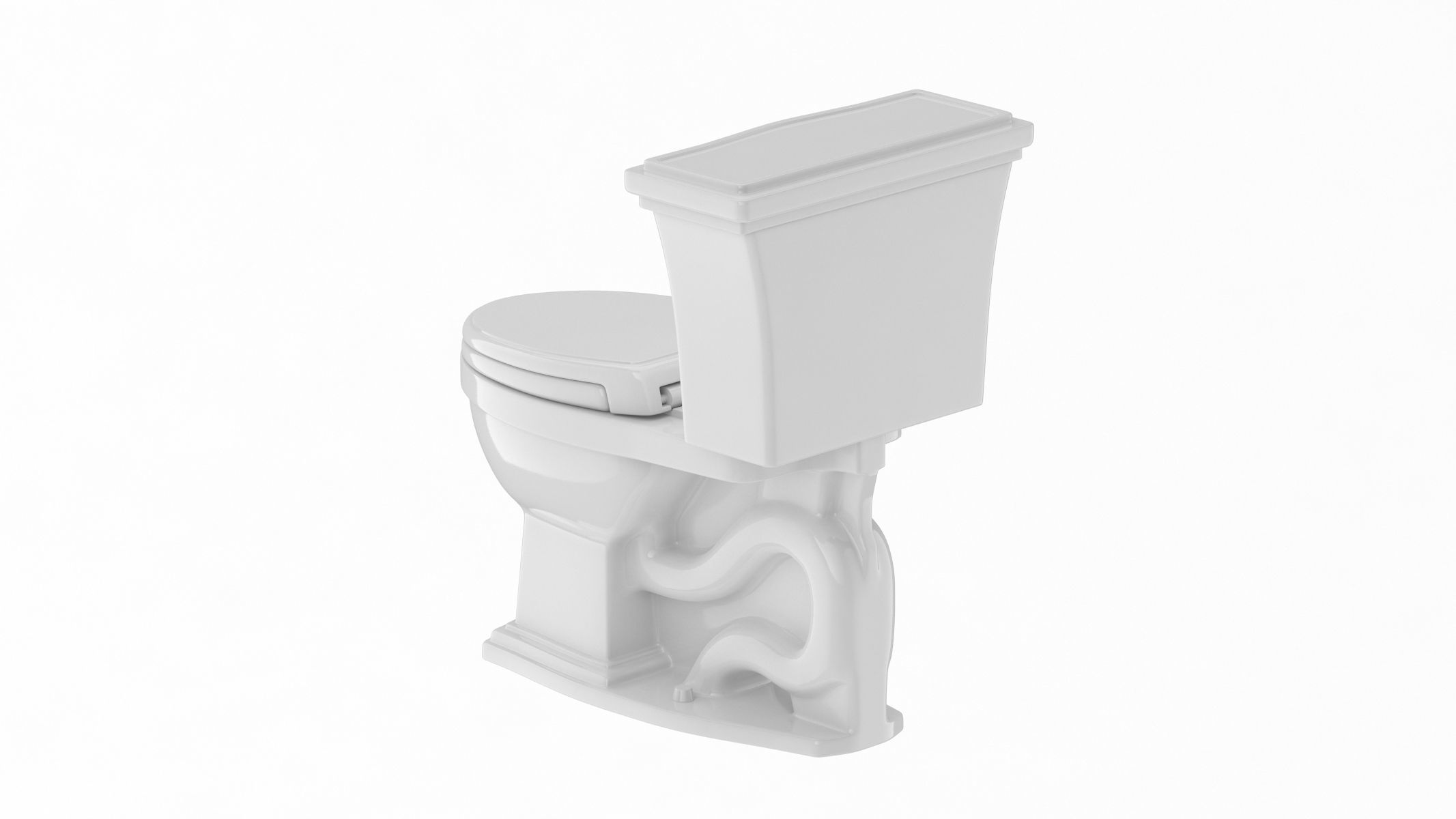 TOTO Eco Clayton Two-Piece Toilet 3D model_3