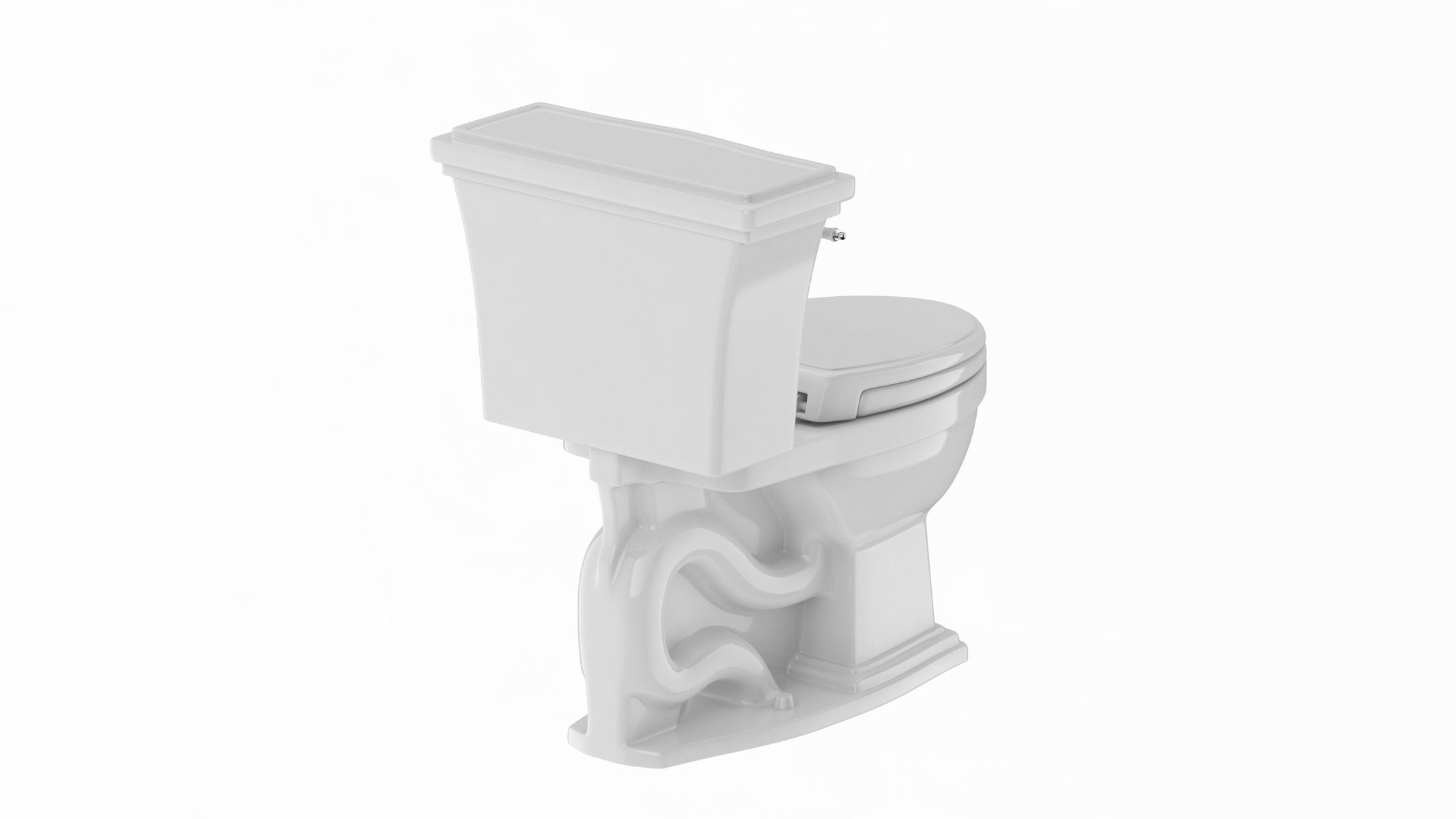 TOTO Eco Clayton Two-Piece Toilet 3D model_2