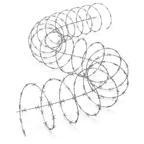 Adaptable Barbed Wire 3D model