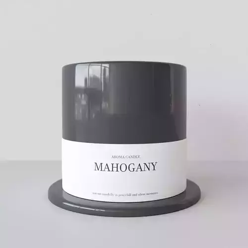 Aroma Candle Mahogany 3D model
