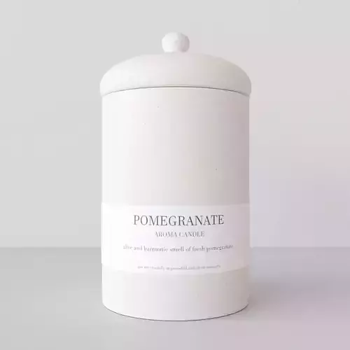 Aroma Candle Pomegranate 3D model