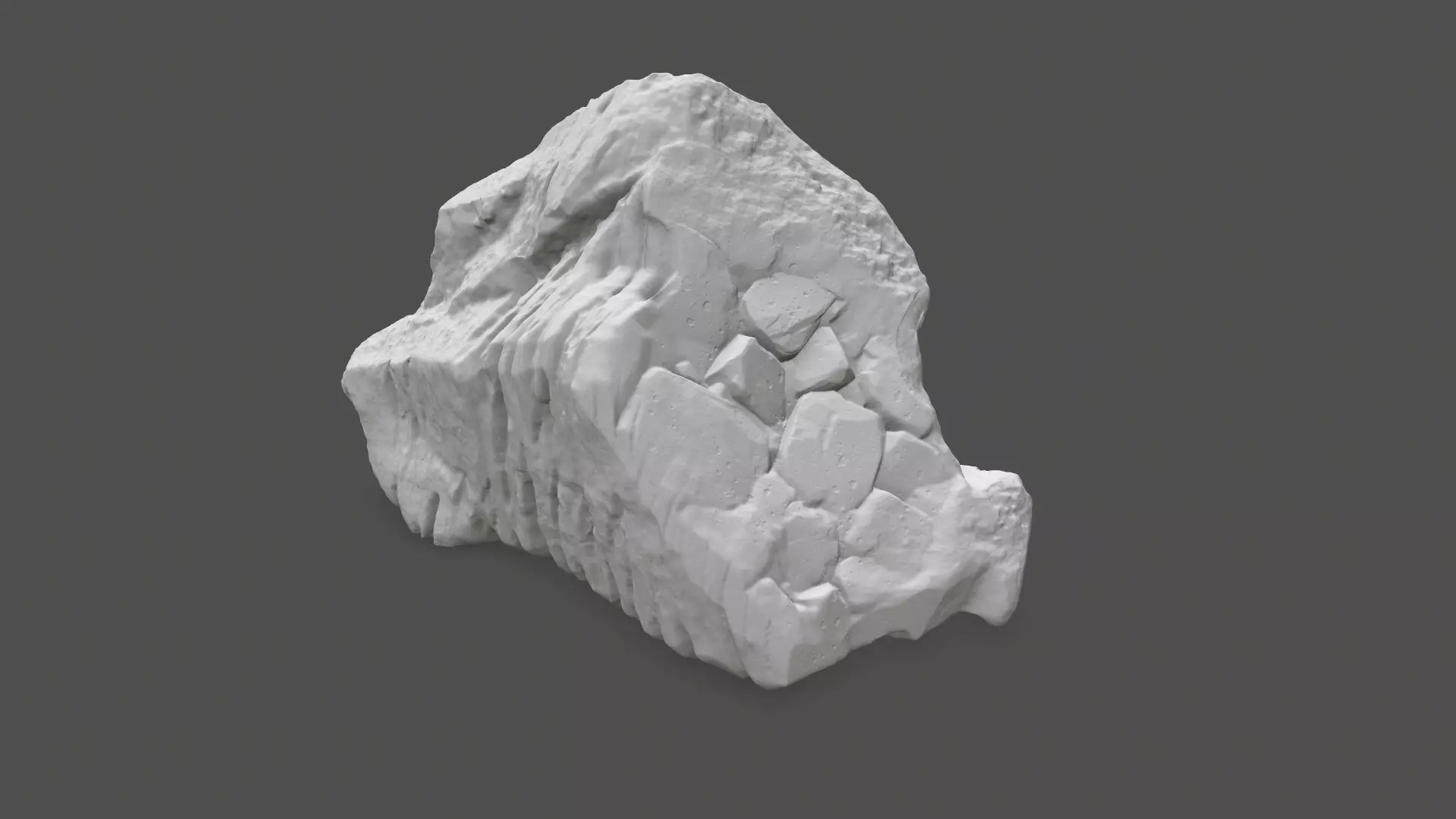 rock 7 piece of 3D print model_0