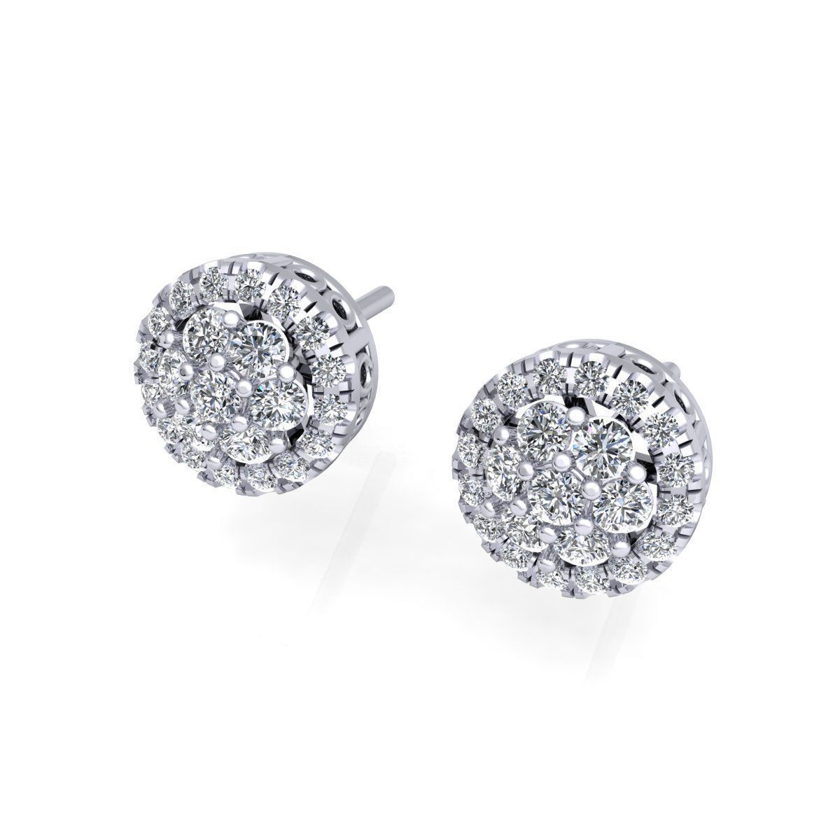 Accent Stud Earring 3d Model Print 3D print model_13