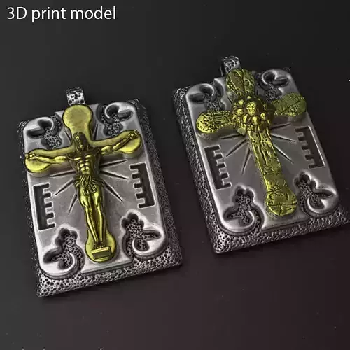 Pendant Jewelry Jesus cross vol2 