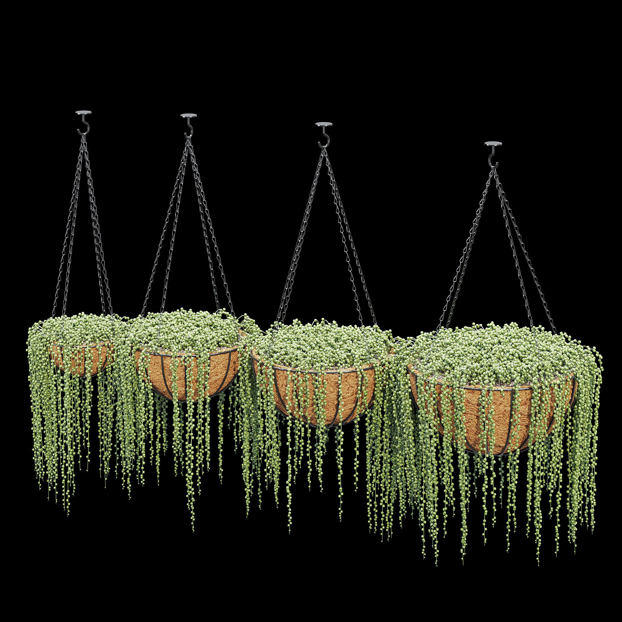 Wire lined 3D model_3