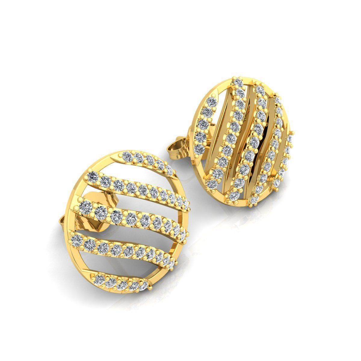 Round Earring 3d Model Print 3D print model_2