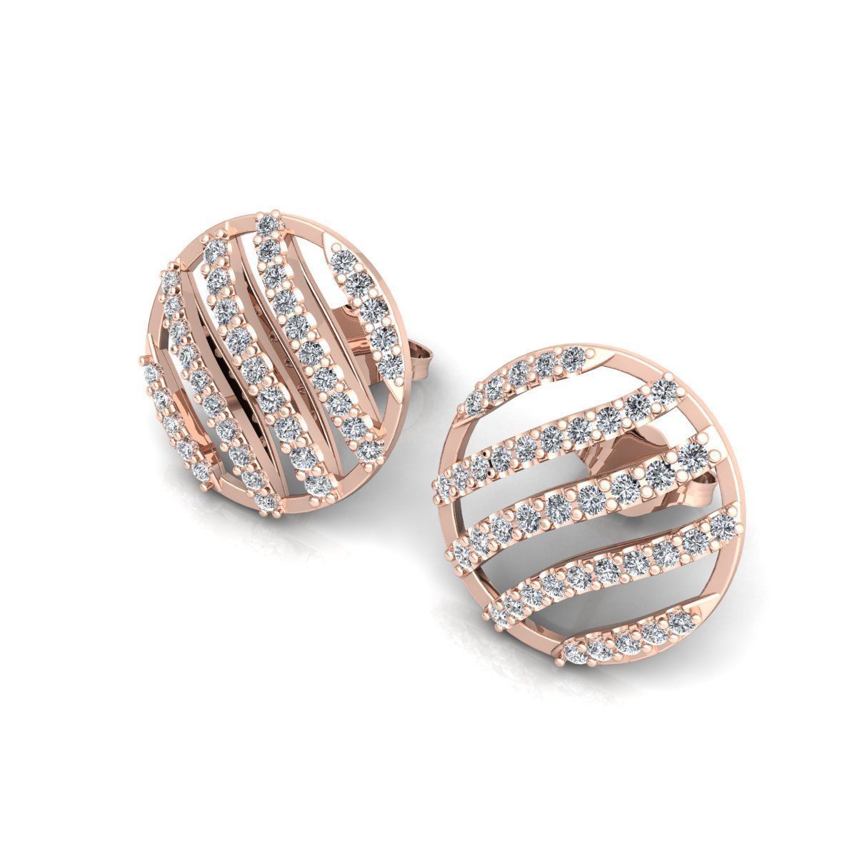 Round Earring 3d Model Print 3D print model_8