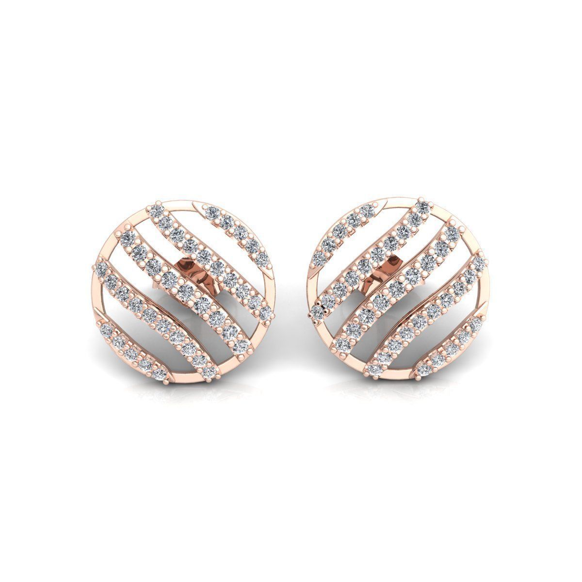 Round Earring 3d Model Print 3D print model_5