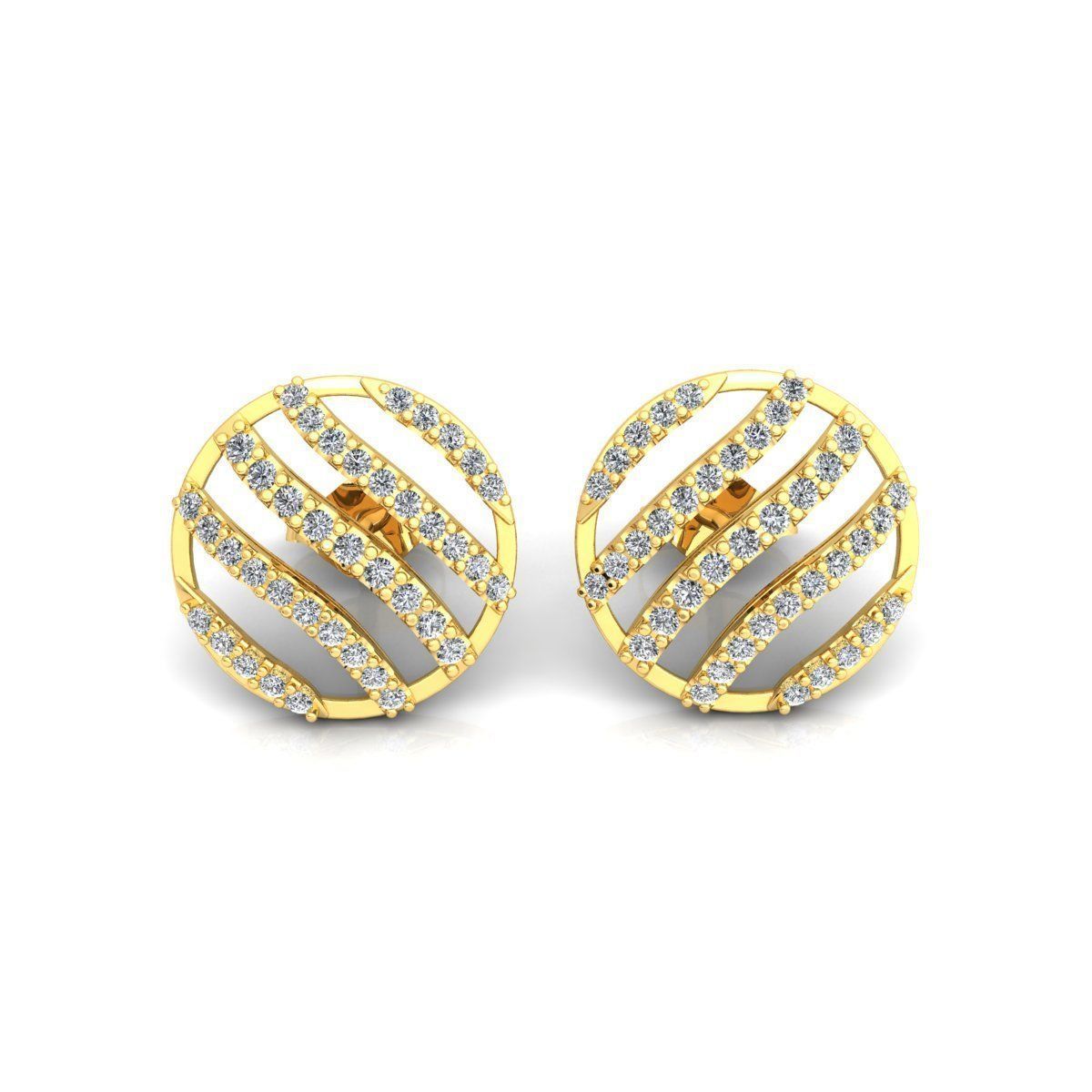 Round Earring 3d Model Print 3D print model_6