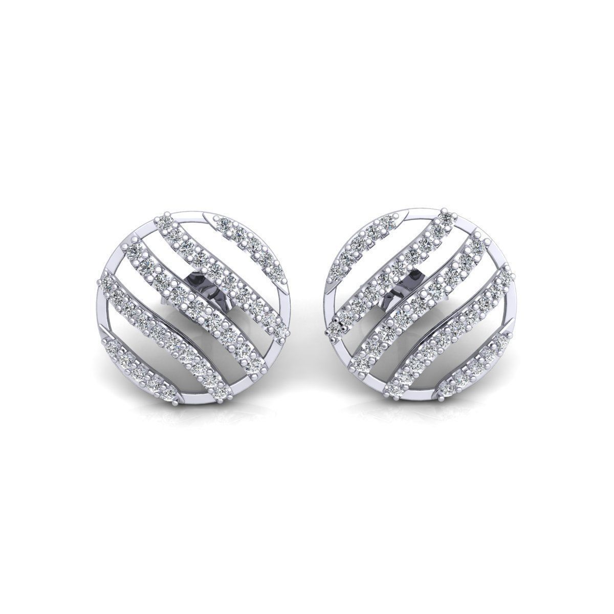 Round Earring 3d Model Print 3D print model_3
