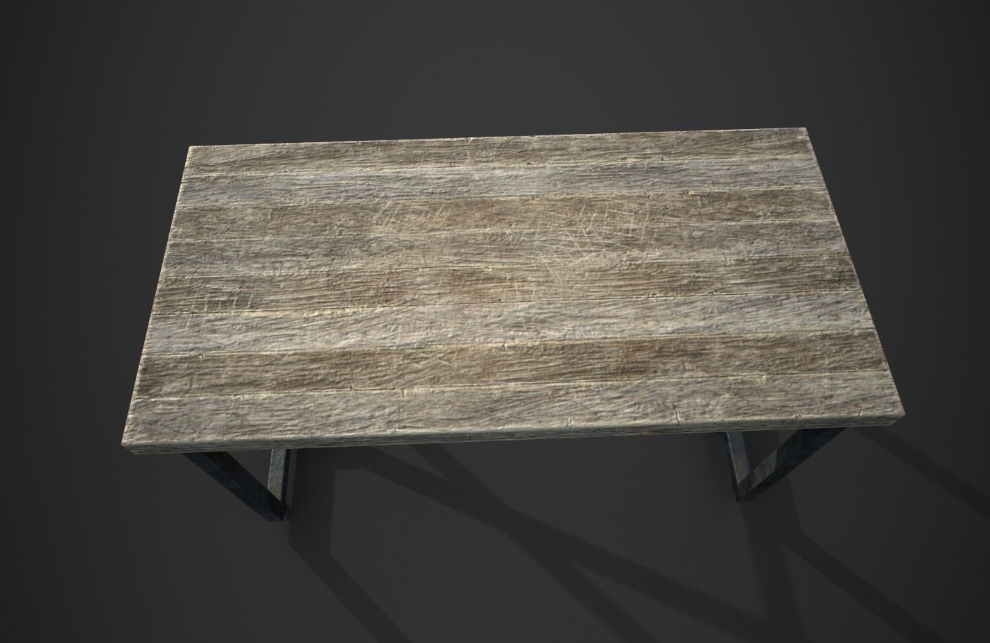 Industrial Furniture Low-poly 3D model_8