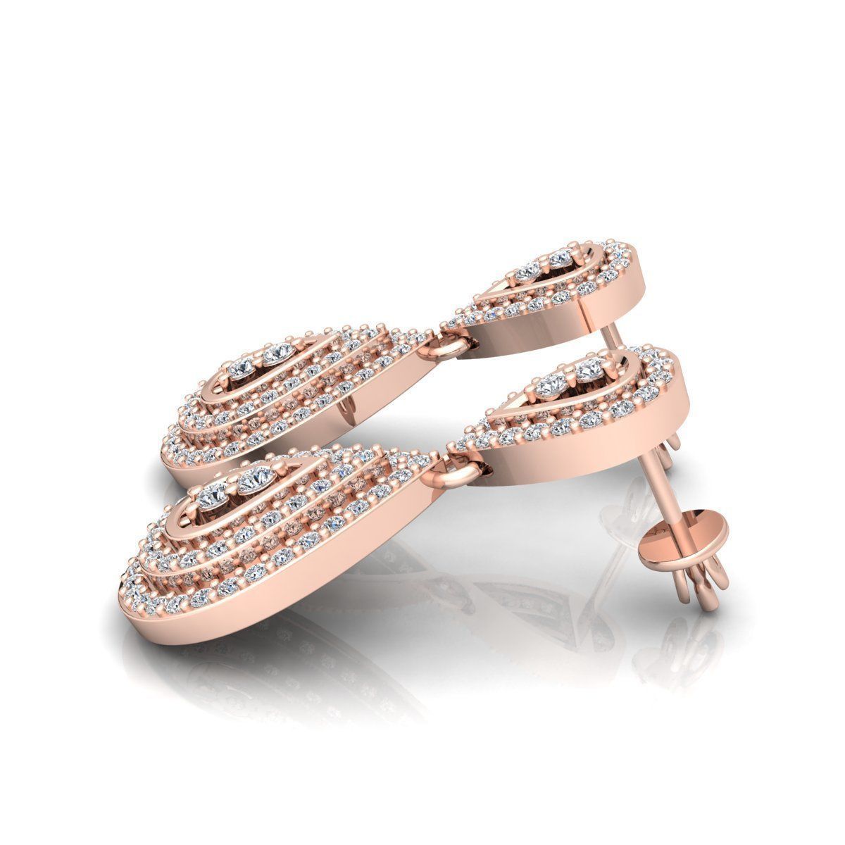 Fancy Big Earring 3d Model print 3D print model_10