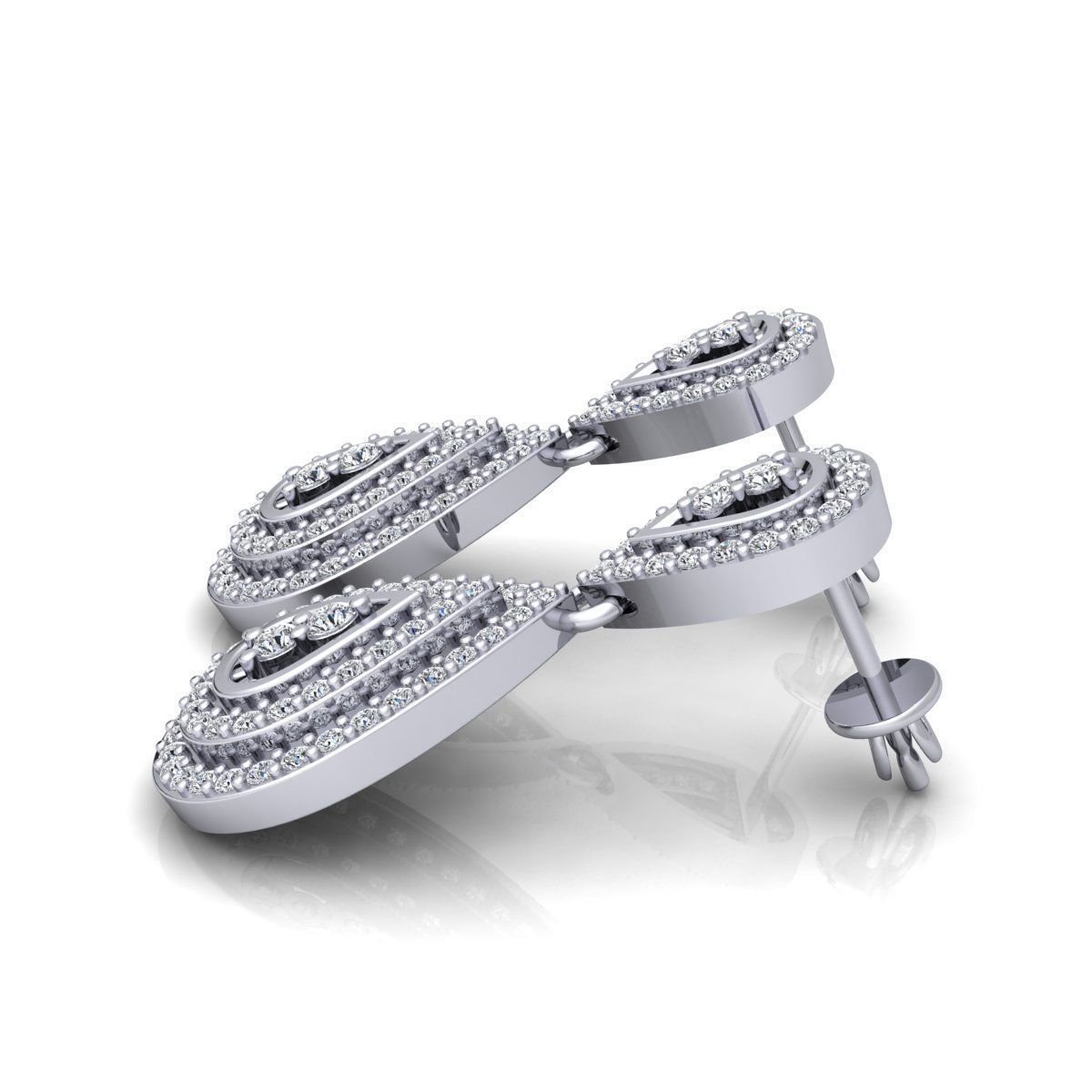 Fancy Big Earring 3d Model print 3D print model_9