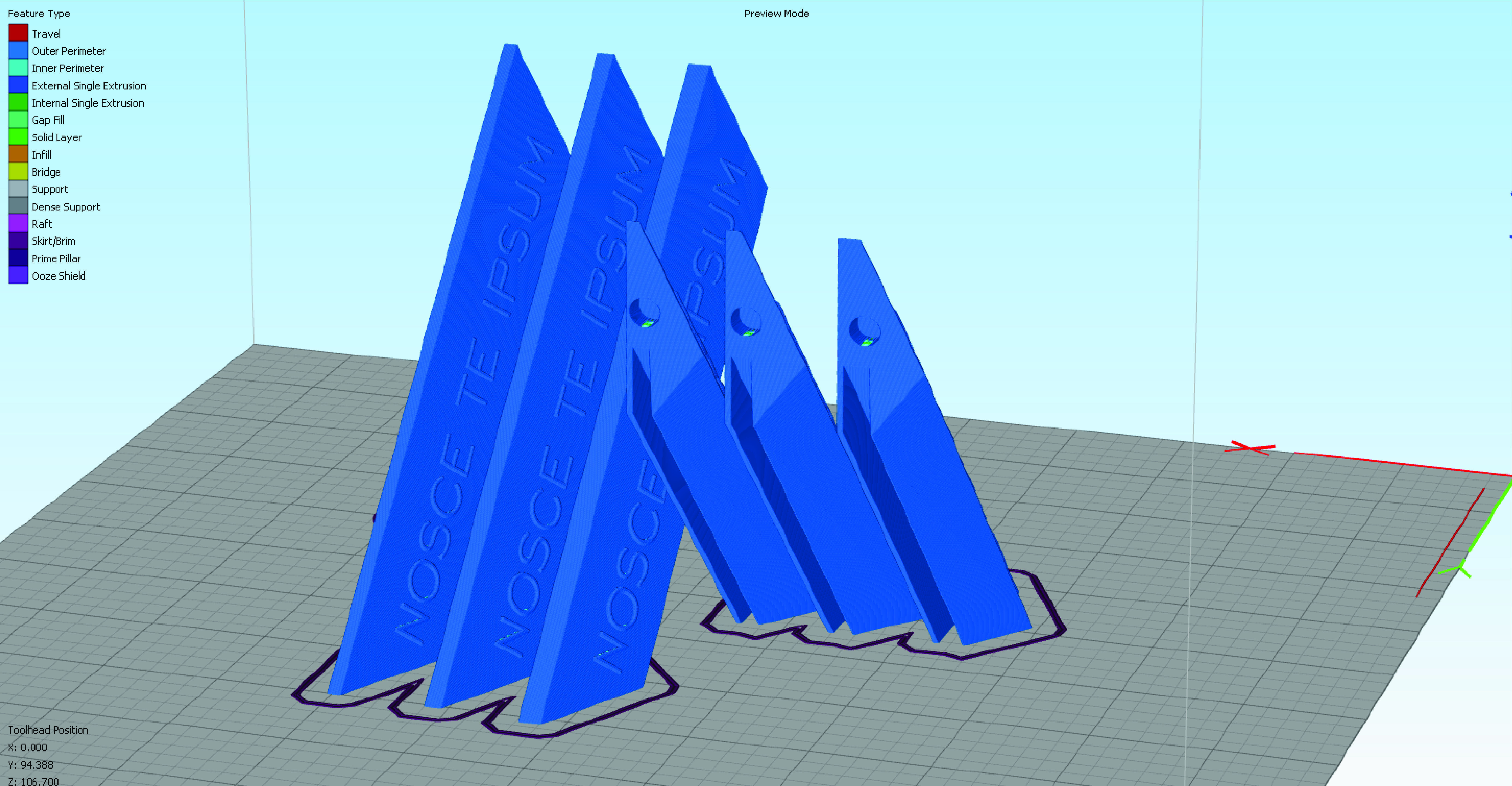 Mirror frame with inscription NOSCE TE IPSUM 3D print model_15