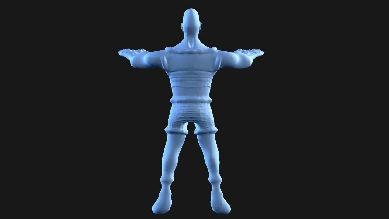 Scluptrgb man 3D print model_4