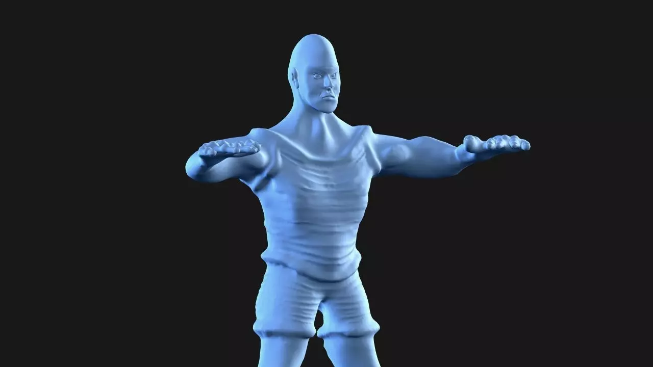 Scluptrgb man 3D print model_0