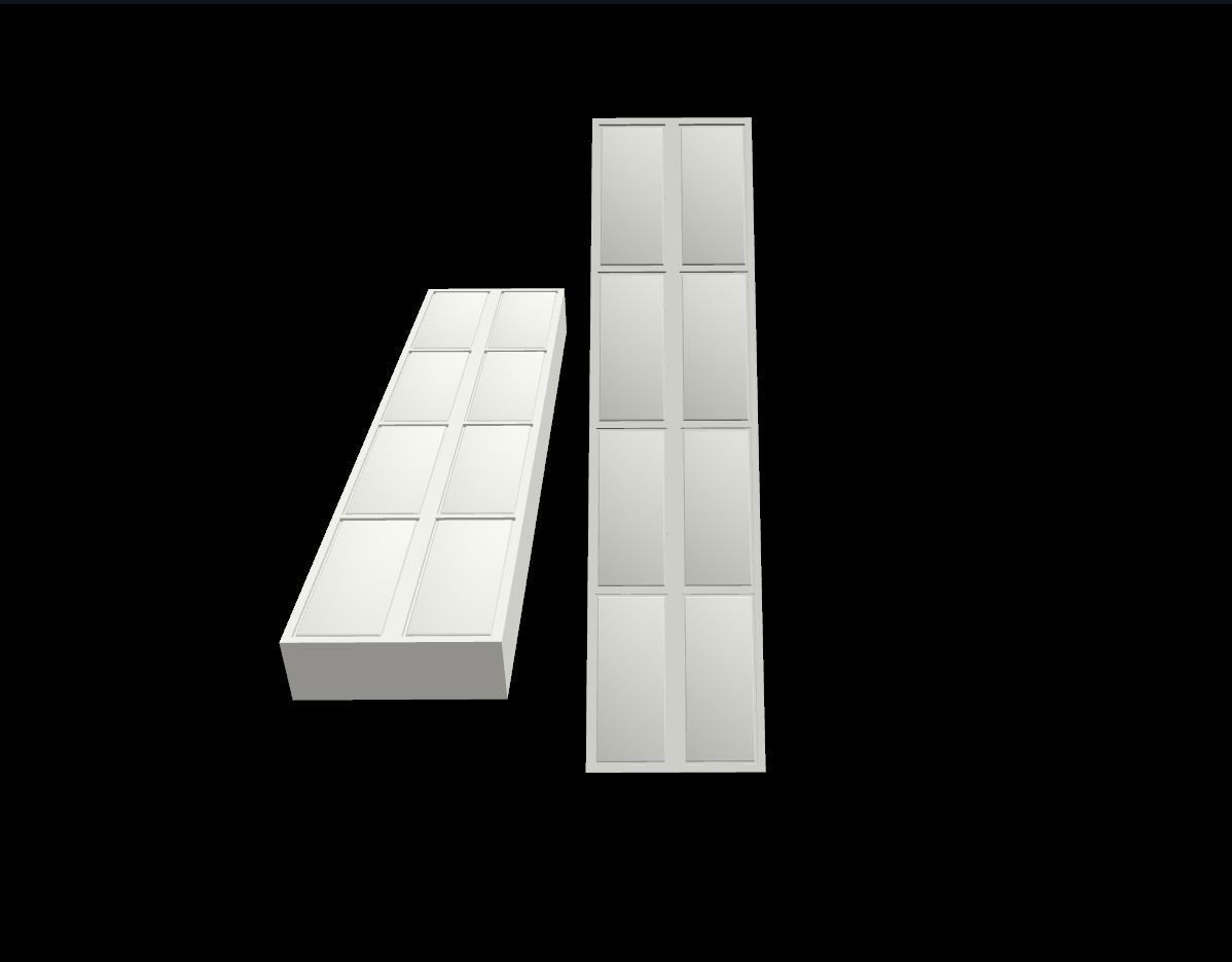 Low-Poly Sci-fi Column Pack Low-poly 3D model_6