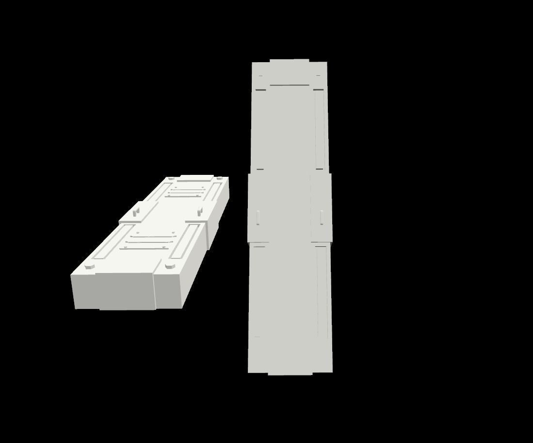 Low-Poly Sci-fi Column Pack Low-poly 3D model_7