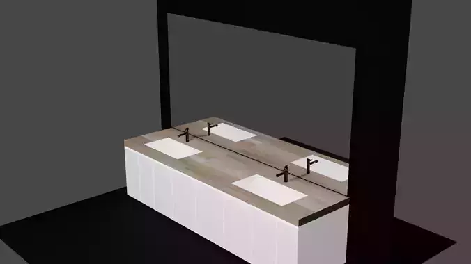Bathroom Vanity with Mirror