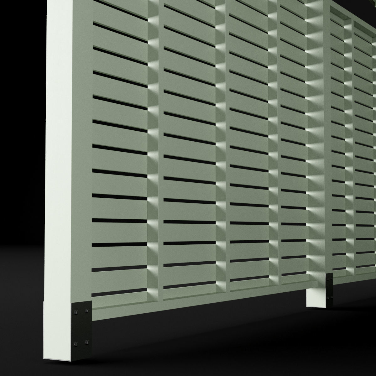Woden carport 5 3D model_16