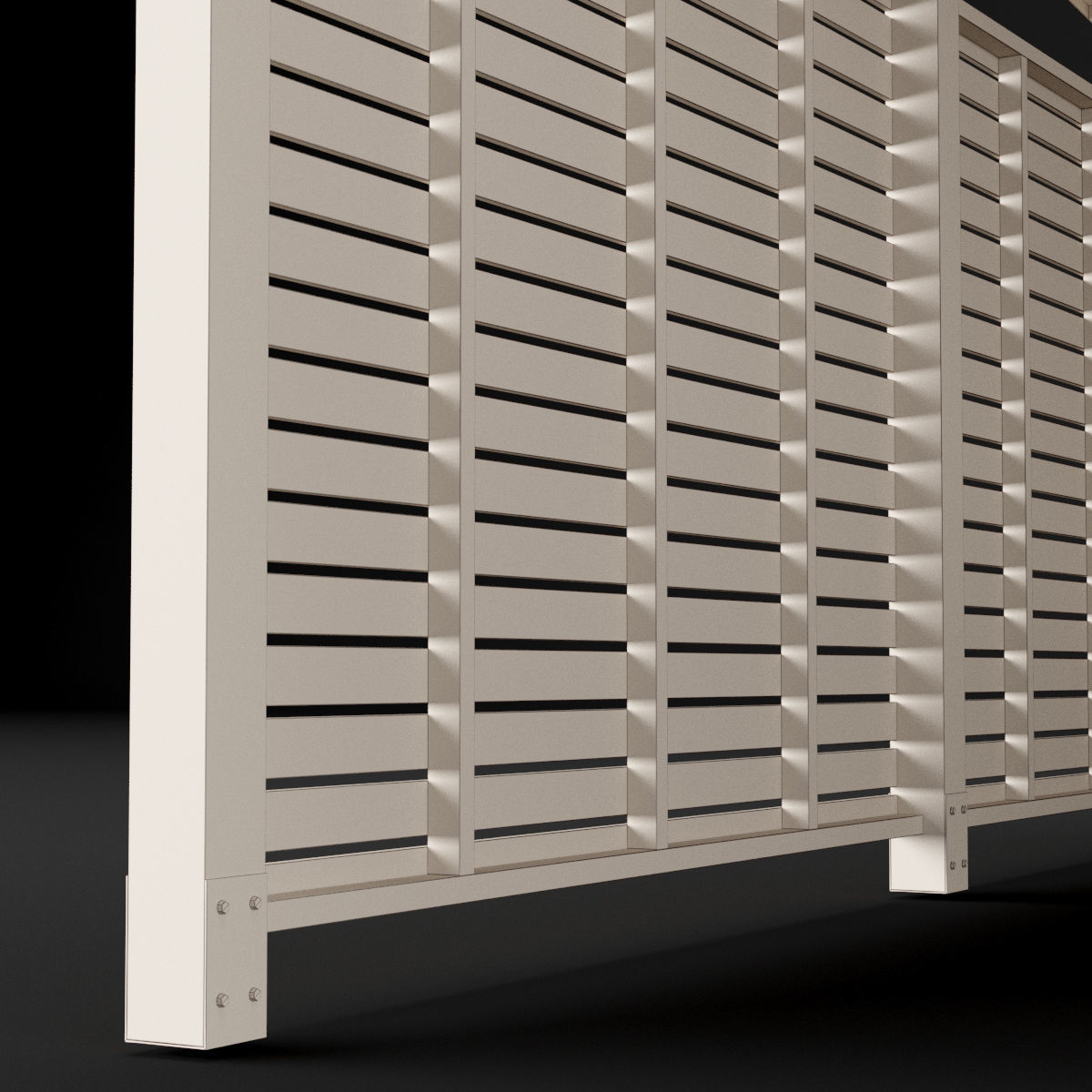 Woden carport 5 3D model_17