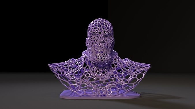 Thanos mesh structure 3D print model