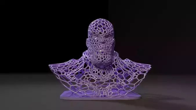 Thanos mesh structure 3D print model