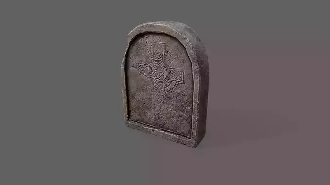 Tombstone PBR asset