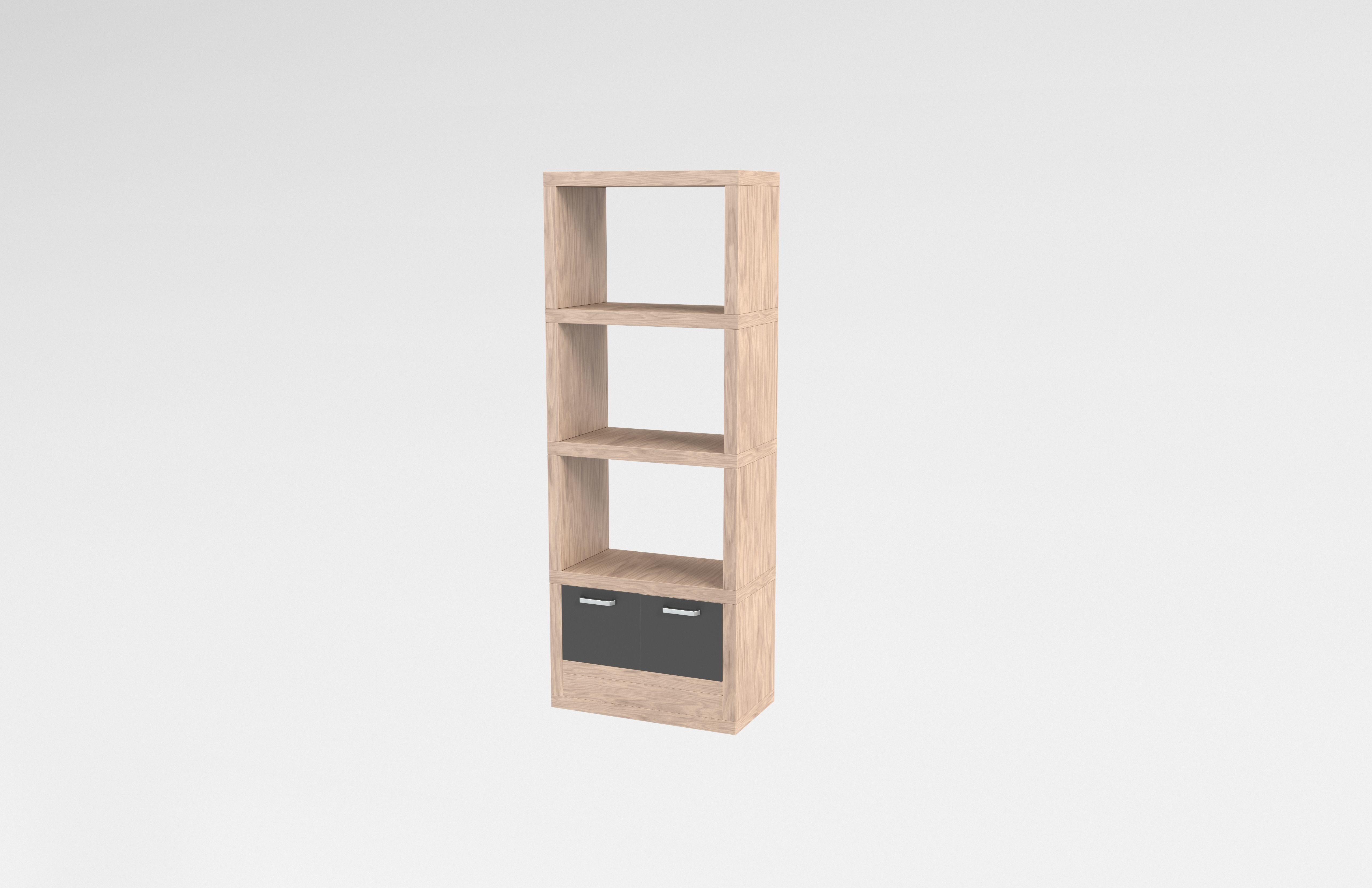 Cabinet v1 003 Low-poly 3D model_1