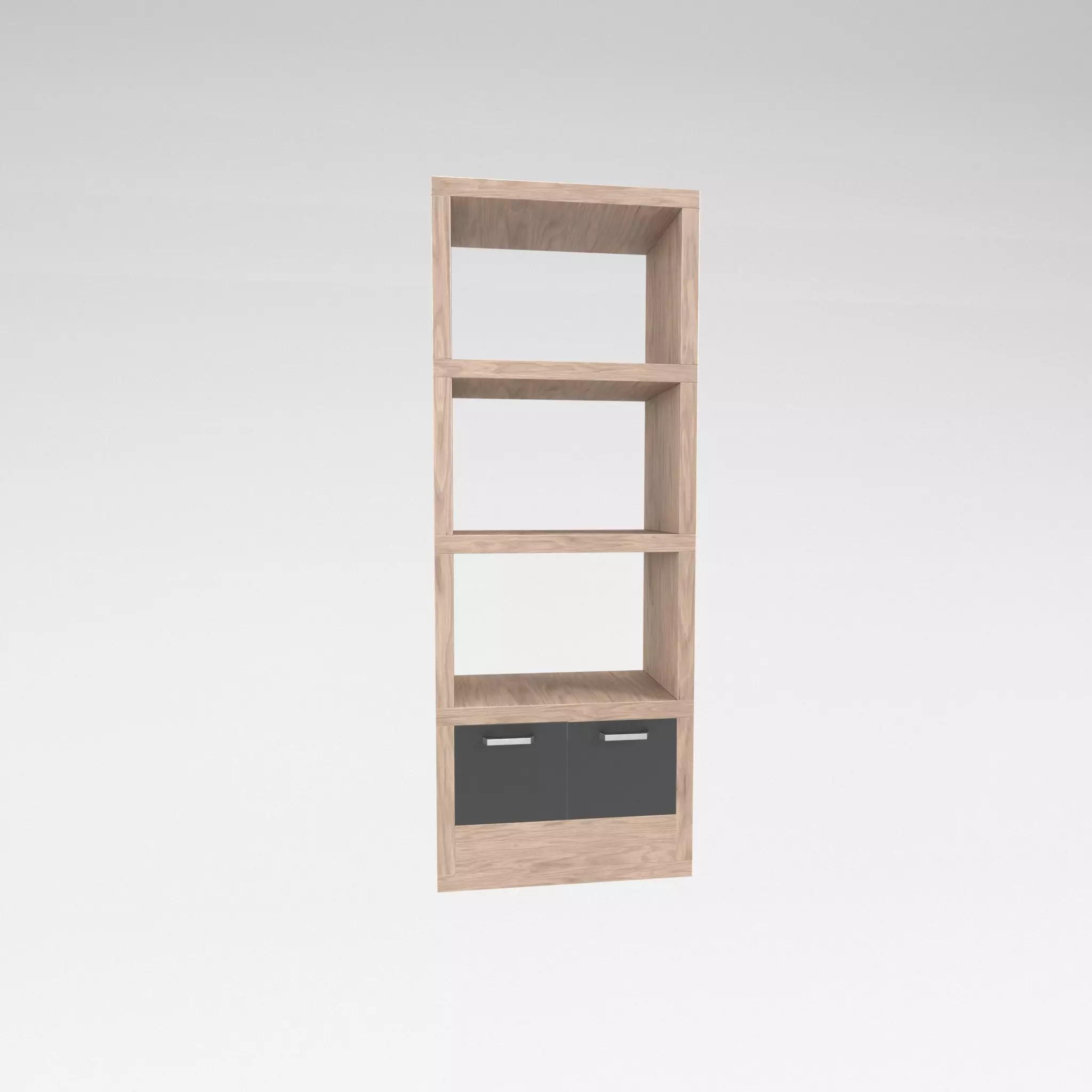 Cabinet v1 003 Low-poly 3D model_0