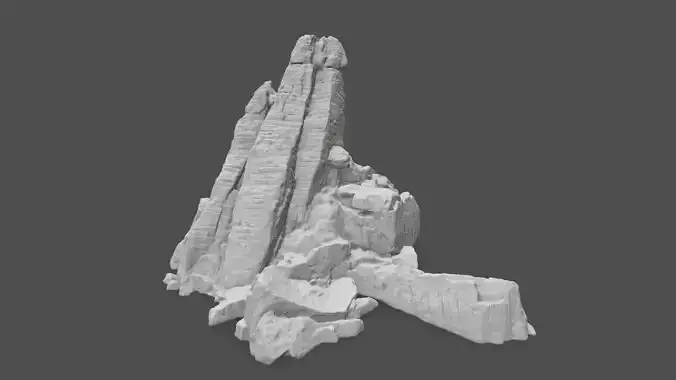 rock 19 3D print model