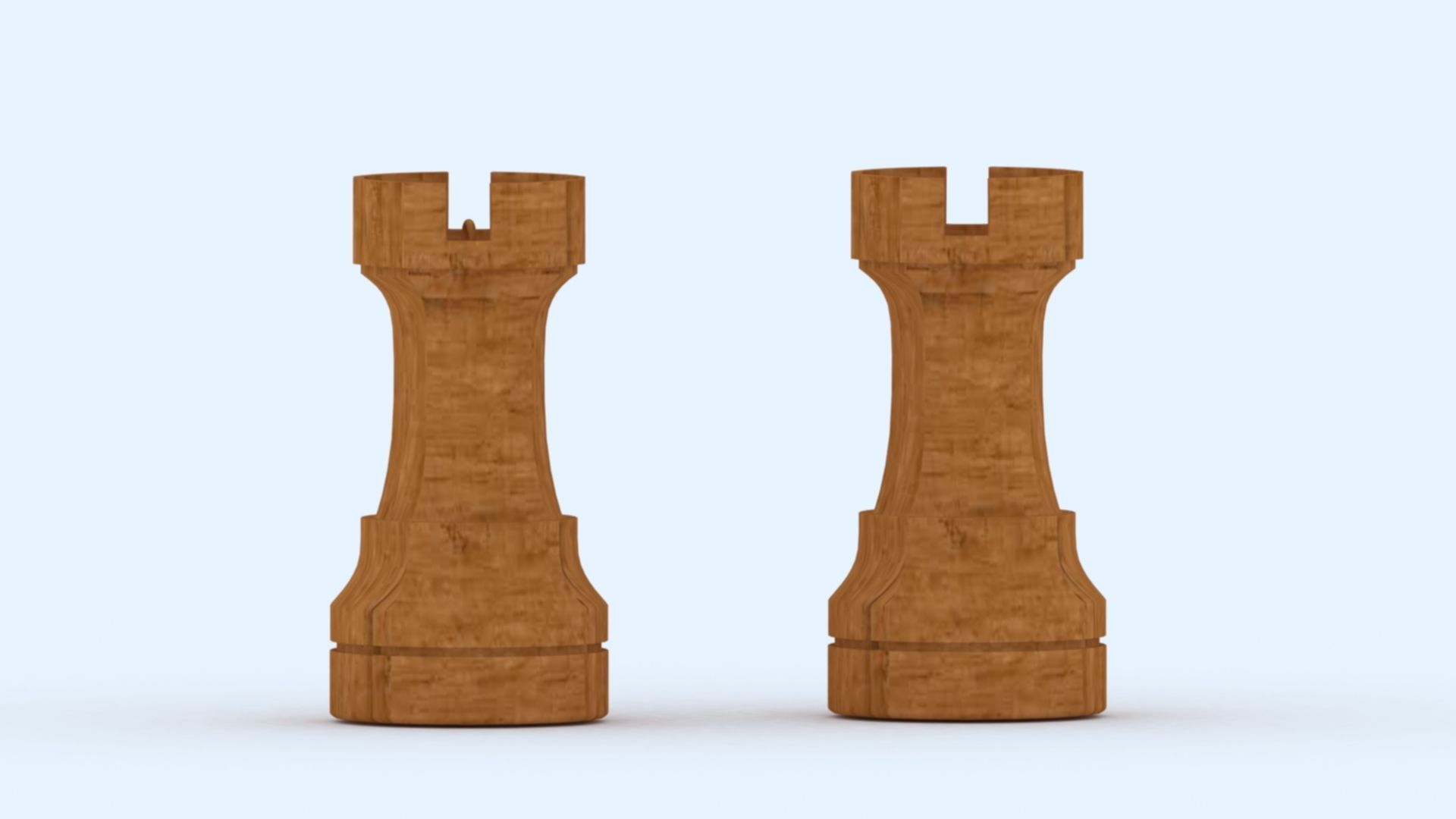 chess rook 3D print model_5