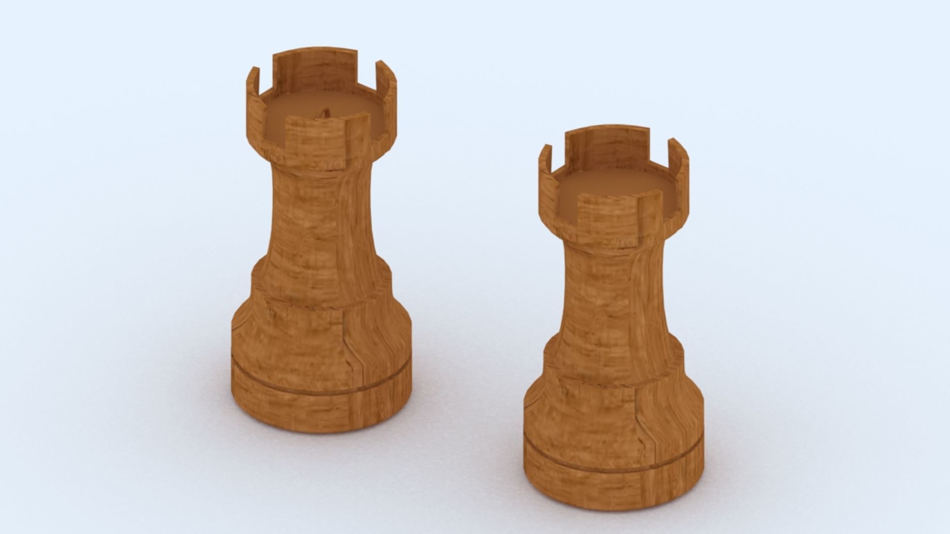 chess rook 3D print model_3
