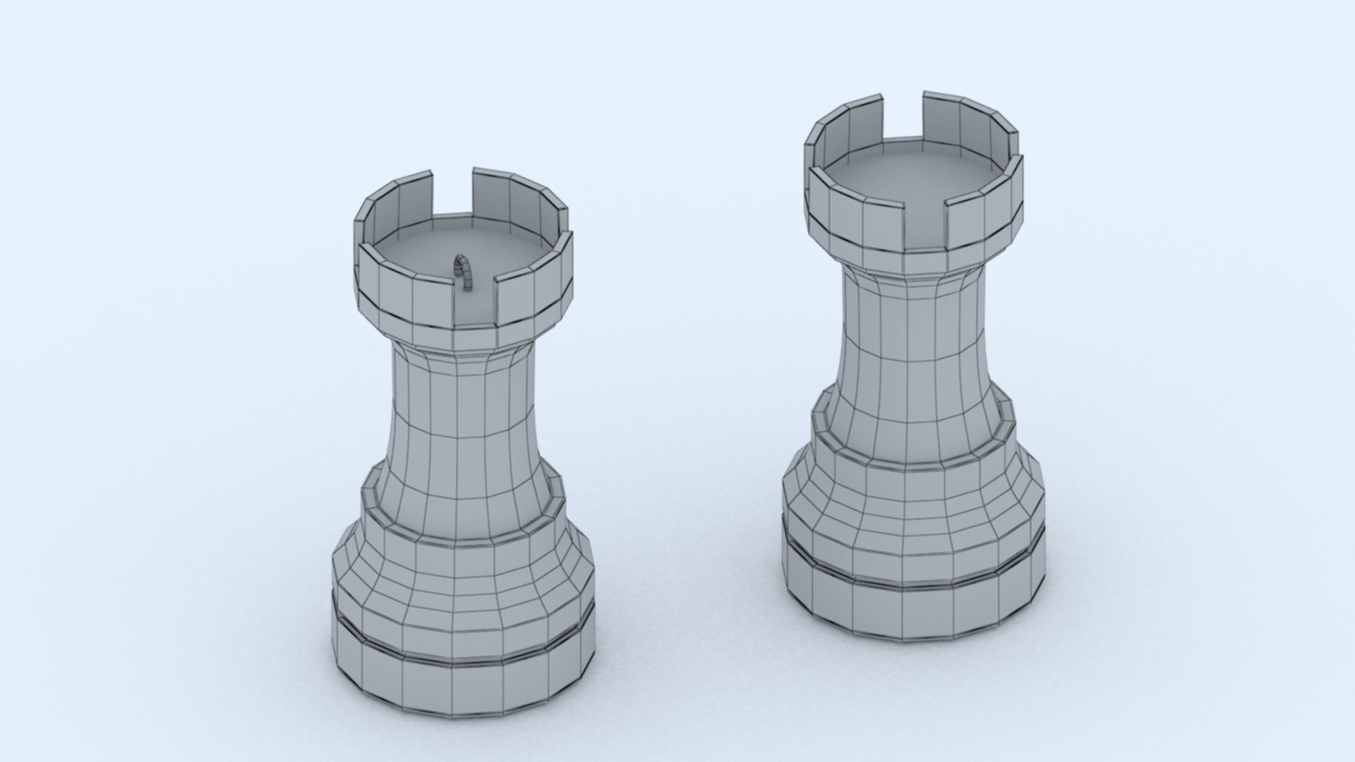 chess rook 3D print model_7