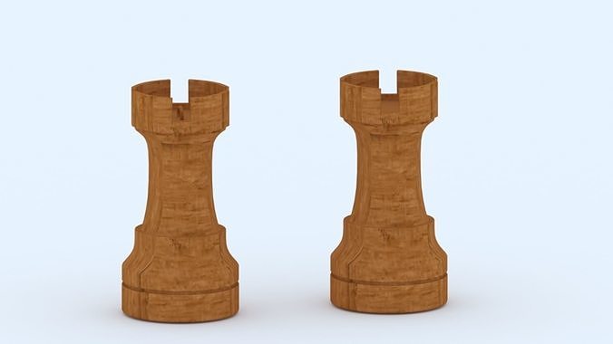 chess rook 3D print model
