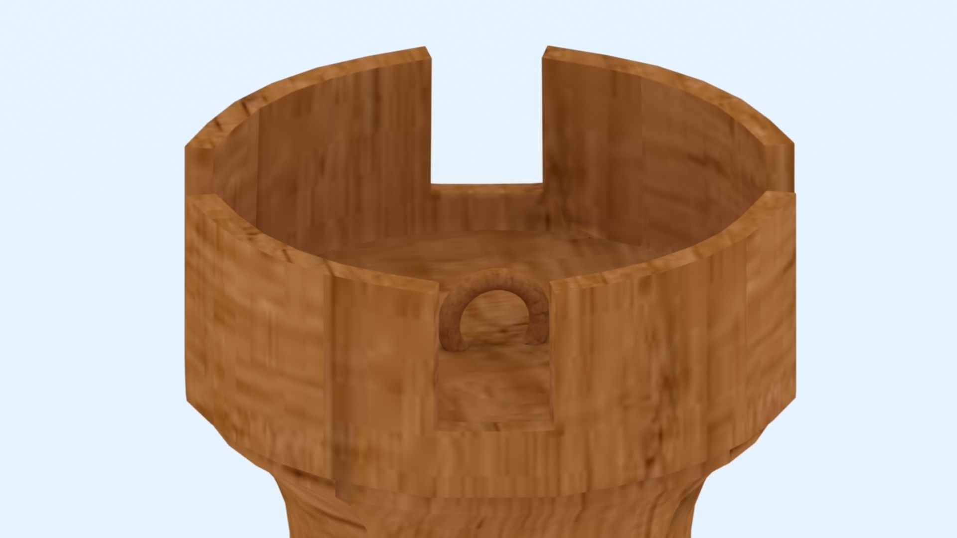 chess rook 3D print model_4