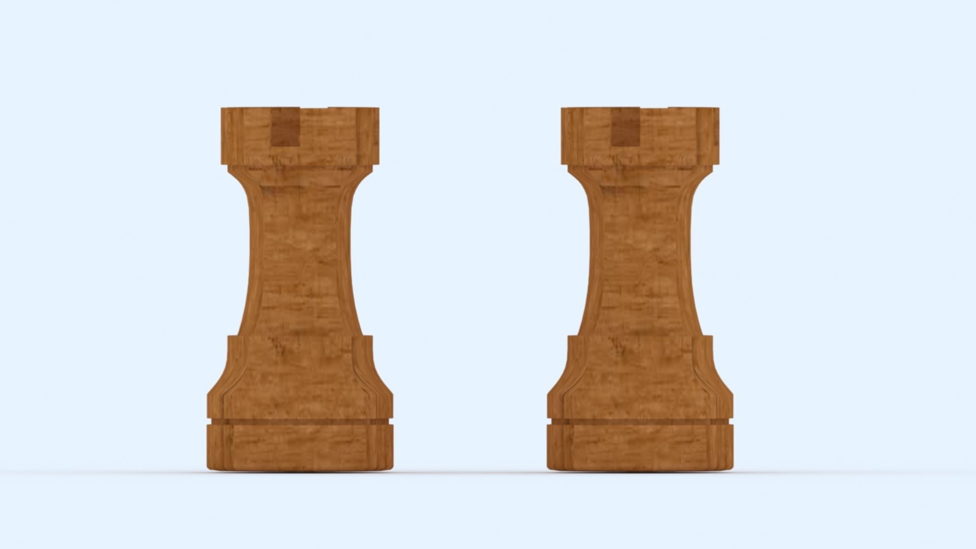 chess rook 3D print model_2
