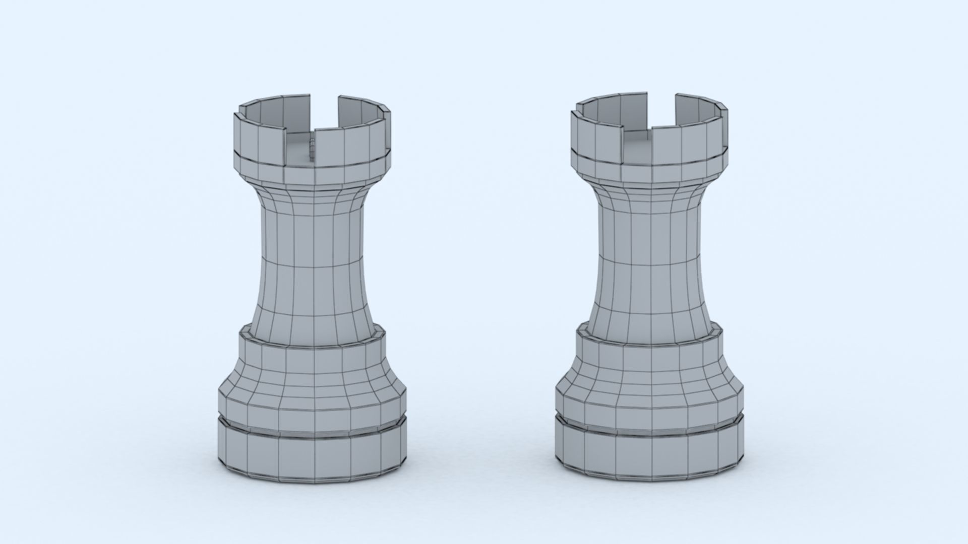 chess rook 3D print model_6
