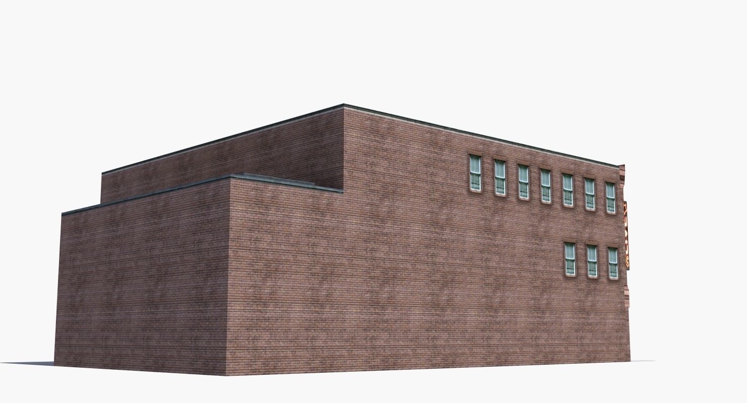 Nightclub Music Venue Low-poly 3D model_19