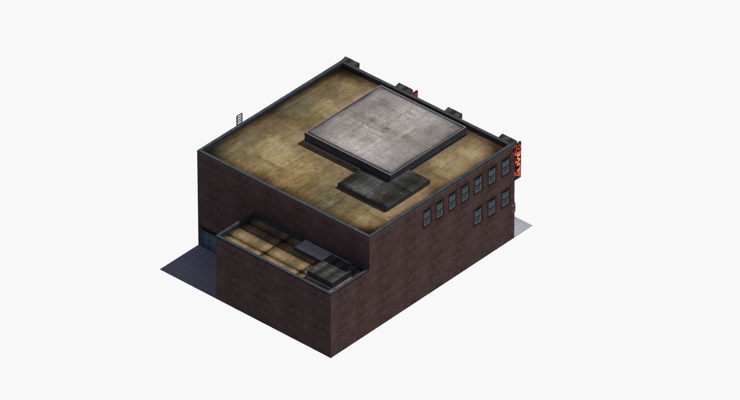Nightclub Music Venue Low-poly 3D model_30