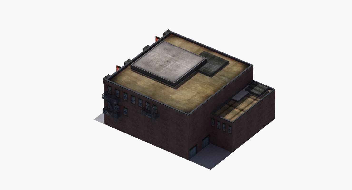 Nightclub Music Venue Low-poly 3D model_39