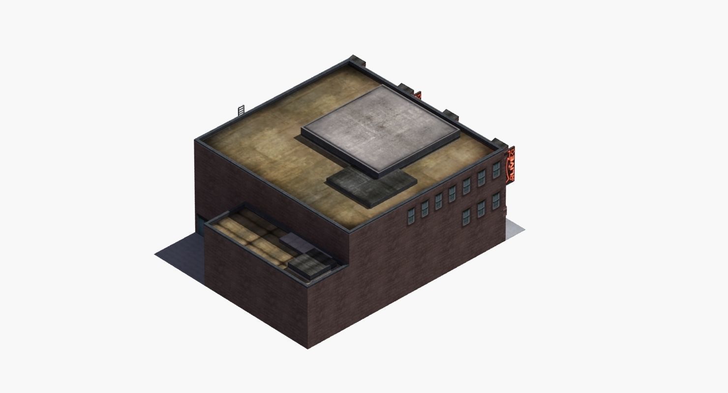 Nightclub Music Venue Low-poly 3D model_50