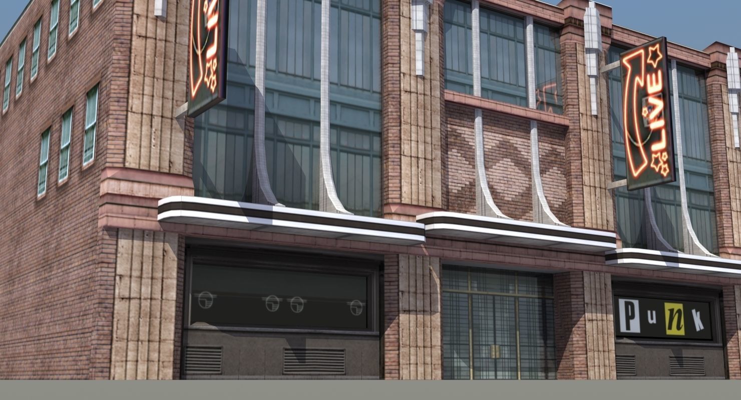 Nightclub Music Venue Low-poly 3D model_21