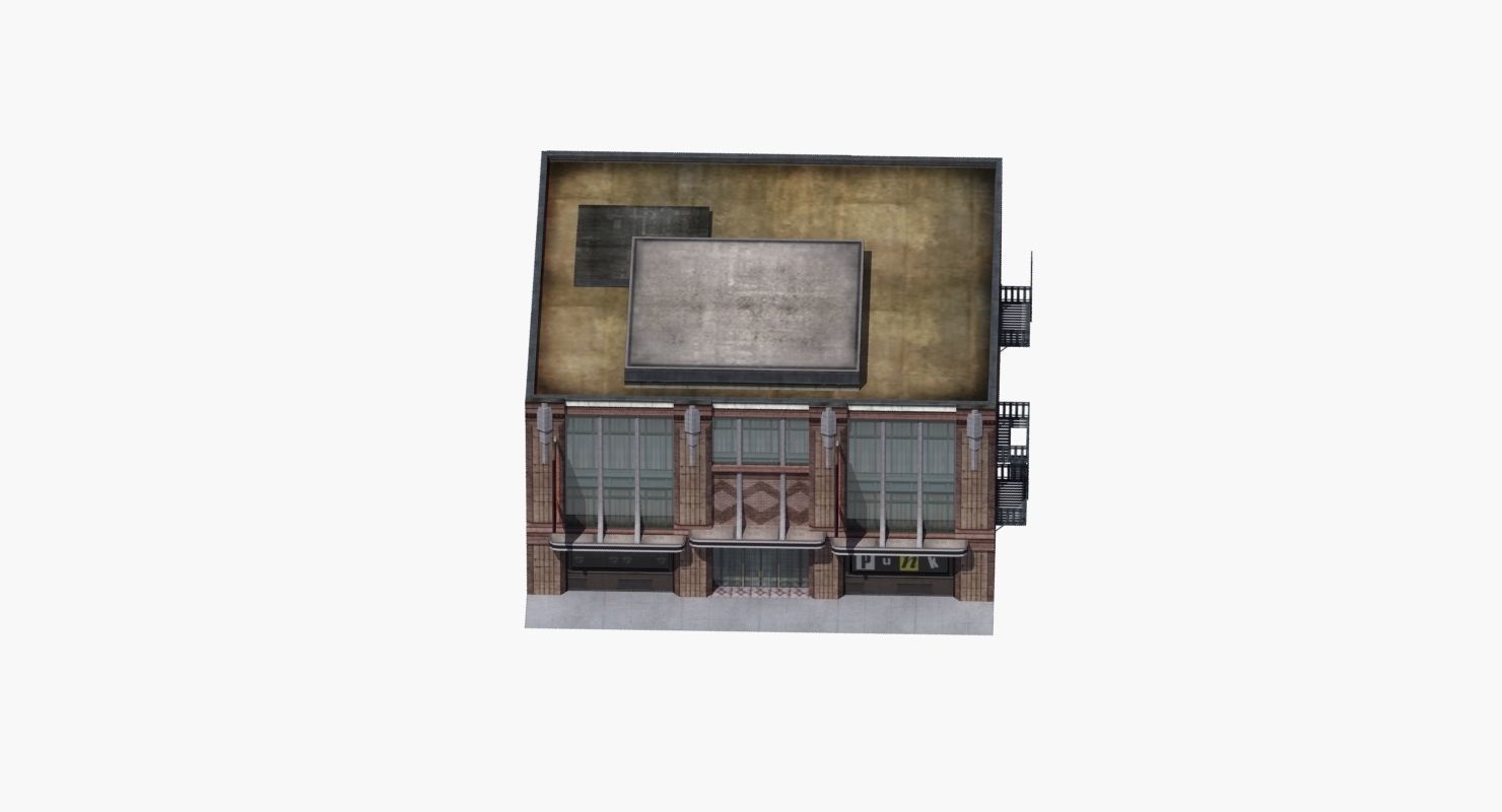 Nightclub Music Venue Low-poly 3D model_36