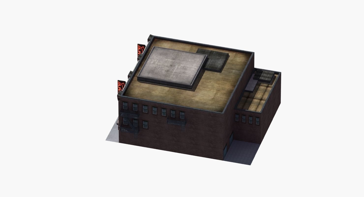 Nightclub Music Venue Low-poly 3D model_33