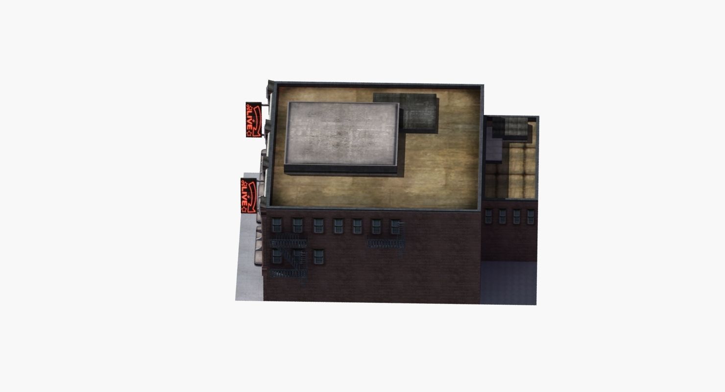 Nightclub Music Venue Low-poly 3D model_41