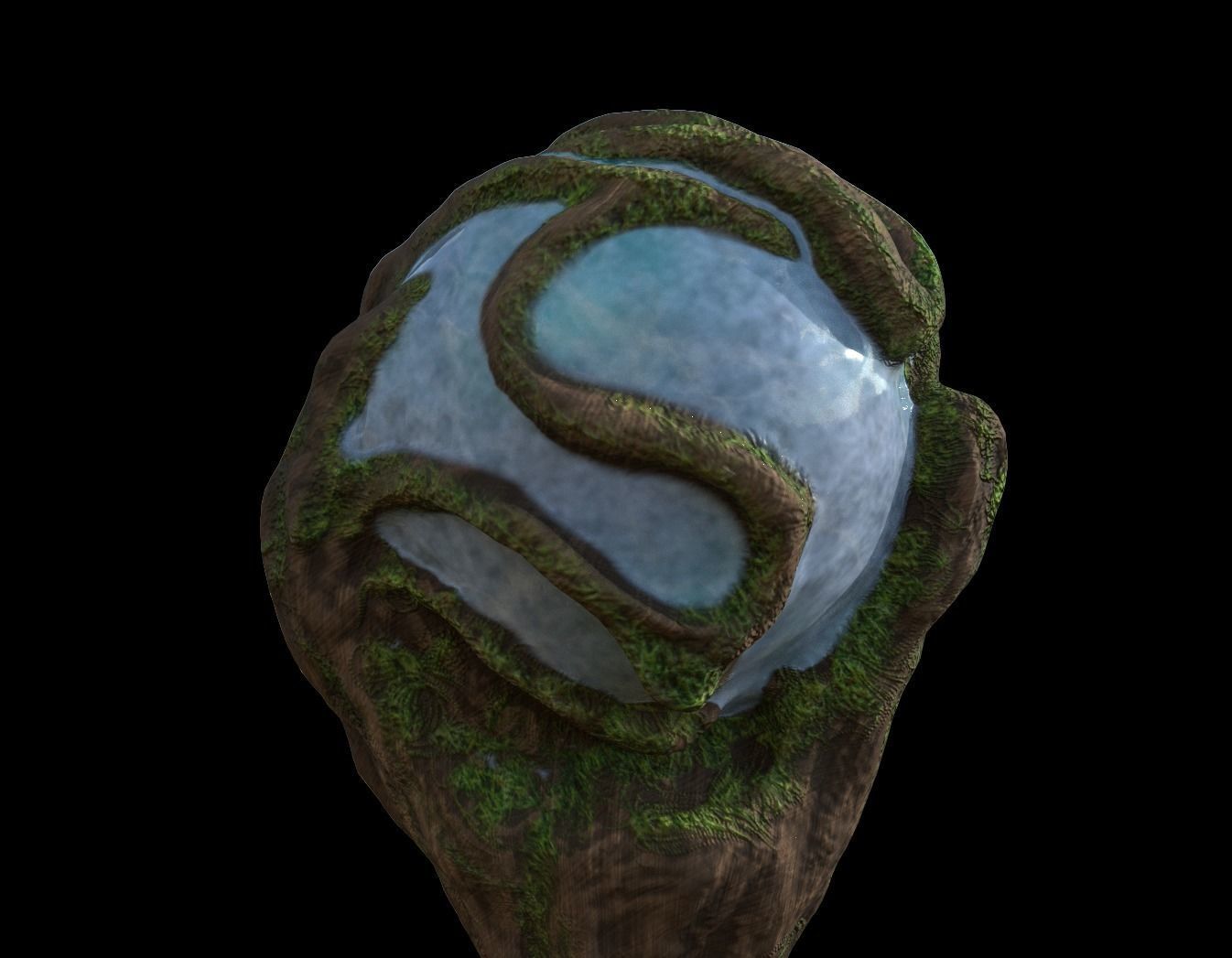 Wizard Stick 3D model_6