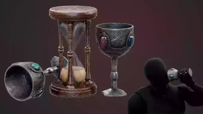 Hourglass and Chalice