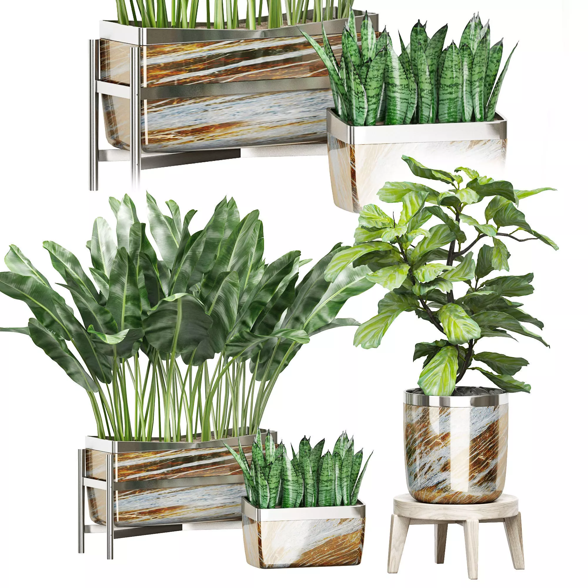 Flower Pack 43 3D model_0